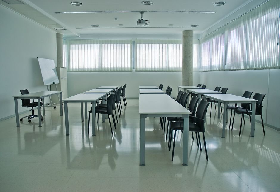 Aula de formación profesional del ECYL en Castilla y León